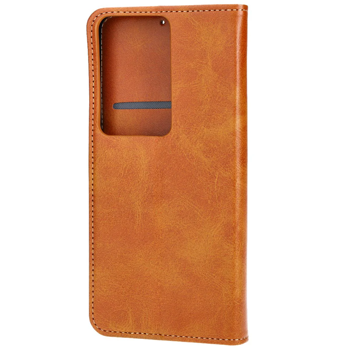 Handyhülle mit Klappe für Oppo A79 5G, Bizon Case Pocket Pro, Braun - Image 4