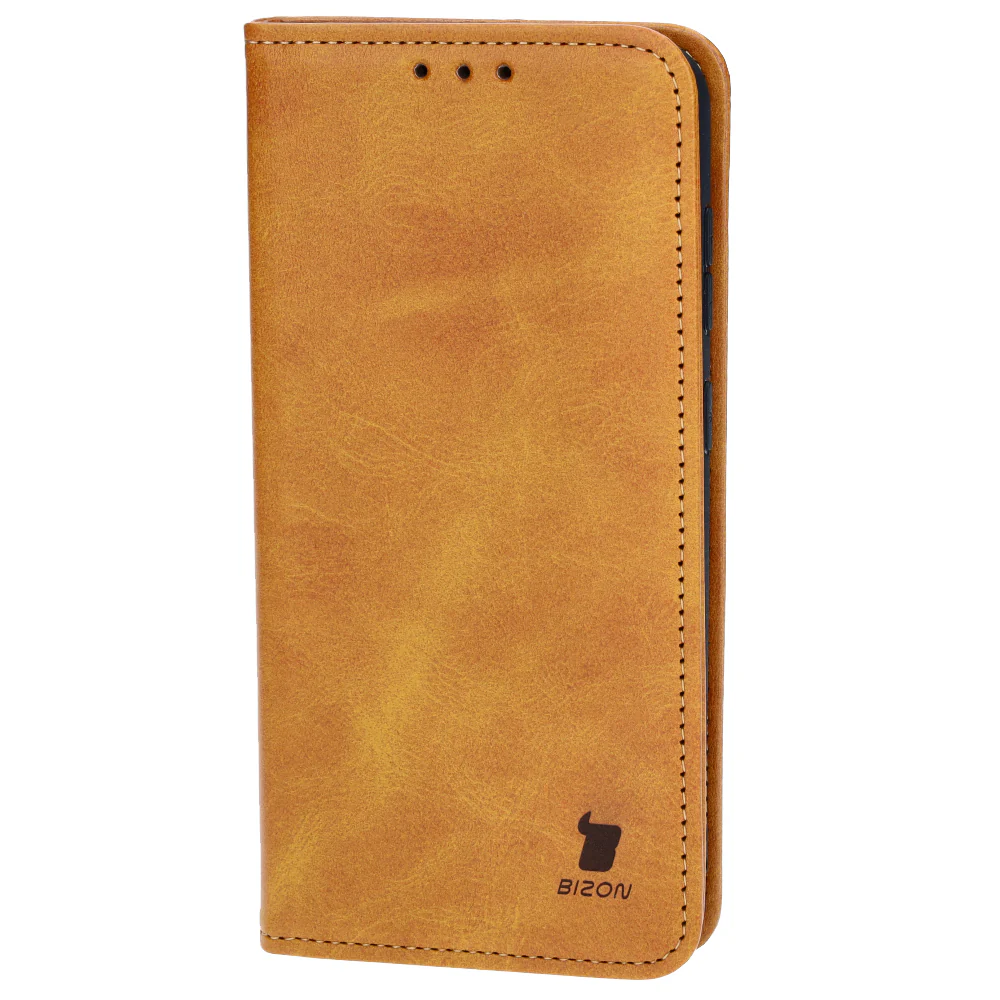 Handyhülle mit Klappe für Galaxy S23 Plus, Bizon Case Pocket Pro, Braun - Image 3