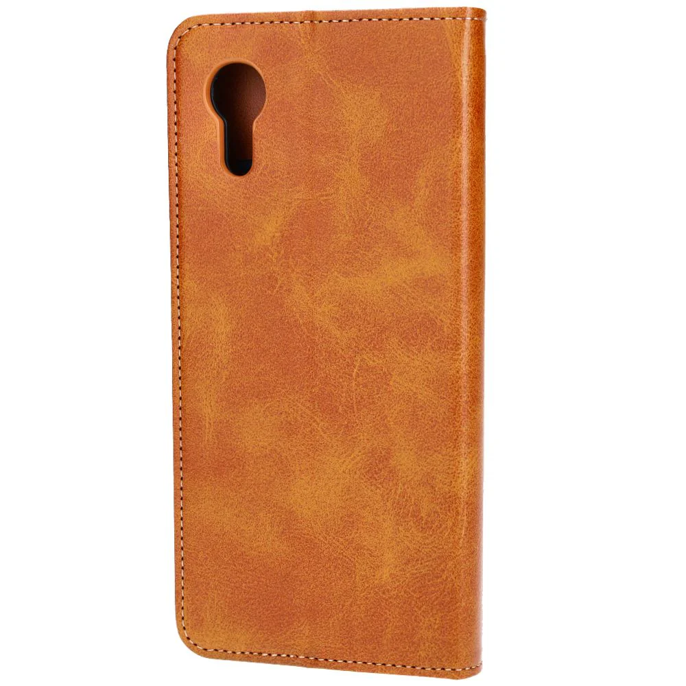 Handyhülle mit Klappe für Galaxy Xcover7, Bizon Case Pocket Pro, Braun - Image 4