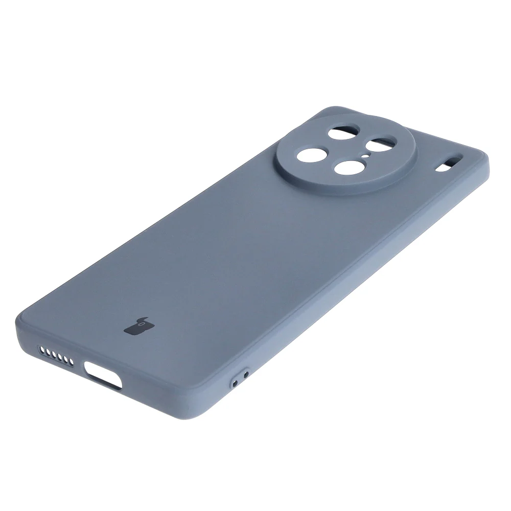 Schutzhülle Bizon Case Silicone Sq für VIVO X90 Pro, Grau - Image 3