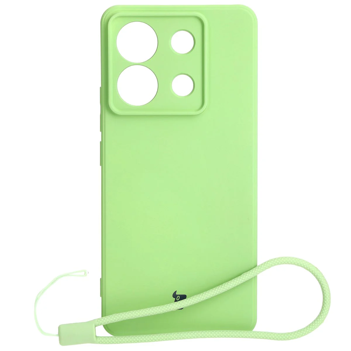 Schutzhülle für Xiaomi Poco X6 / Xiaomi Redmi Note 13 Pro 5G, Bizon Case Silicone Sq, Hellgrün