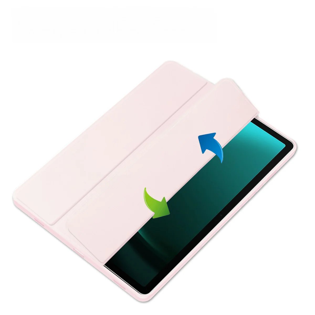 Schutzhülle Bizon Case Tab Clear Matt für Galaxy Tab S9 FE Plus, Hellrosa - Image 5
