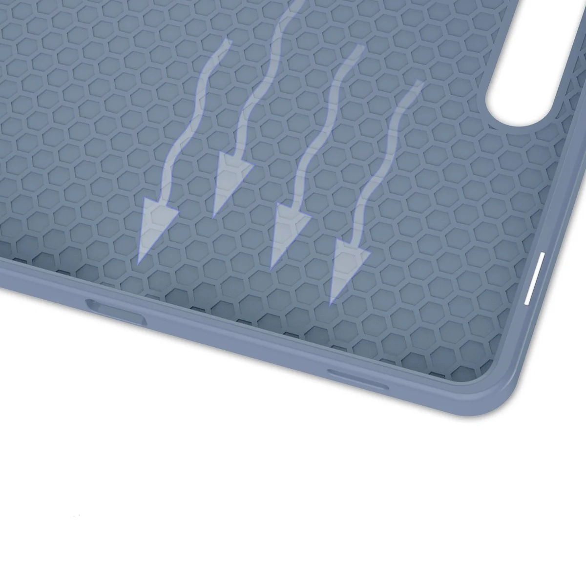 Schutzhülle Bizon Case Tab Lizard für Galaxy Tab S10 Lite / S10 FE / S9 / S9 FE, Lavendel - Image 3