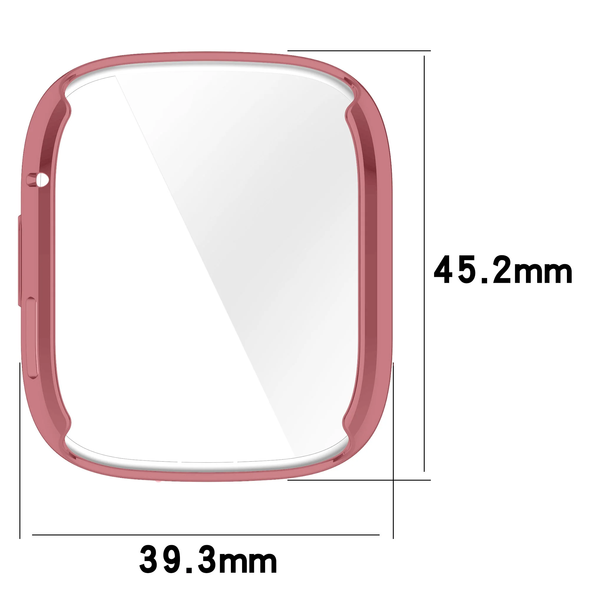 Schutzhülle Bizon Case Watch Felipe für Xiaomi Redmi Watch 3, Rosa - Image 2