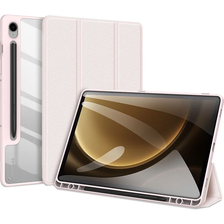 Schutzhülle für Galaxy Tab S10 FE / S9 FE / S9, Dux Ducis Toby, Rosa - Image 4