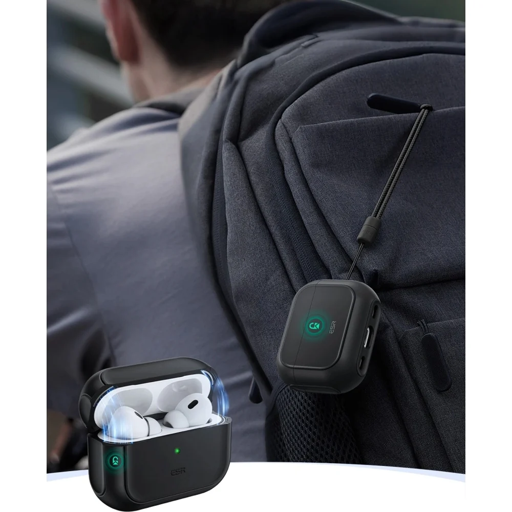 Schutzhülle ESR Orbit HaloLock MagSafe für AirPods Pro 3, Schwarz - Image 7