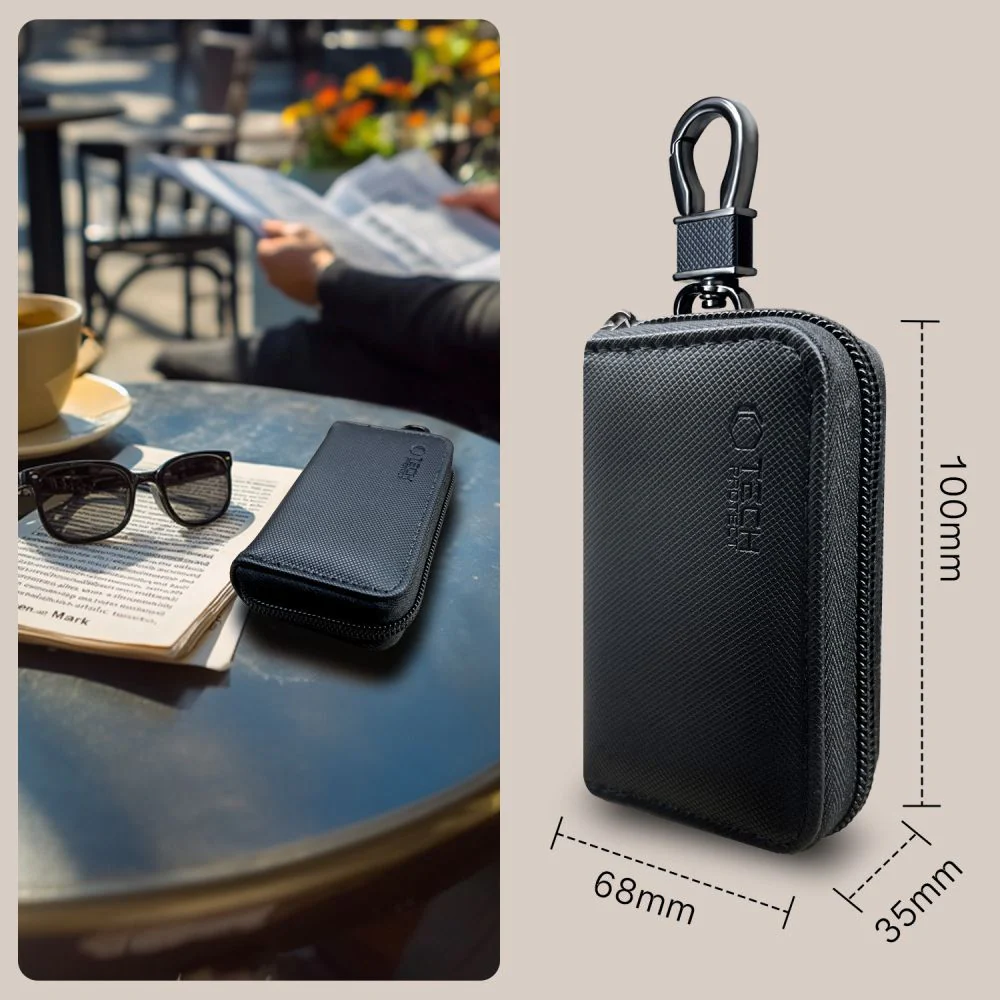 Schutzhülle Faradayscher Käfig Tech-Protect KLR300 Pouch Keyless RFID Signal Blocker Case, Schwarz - Image 7
