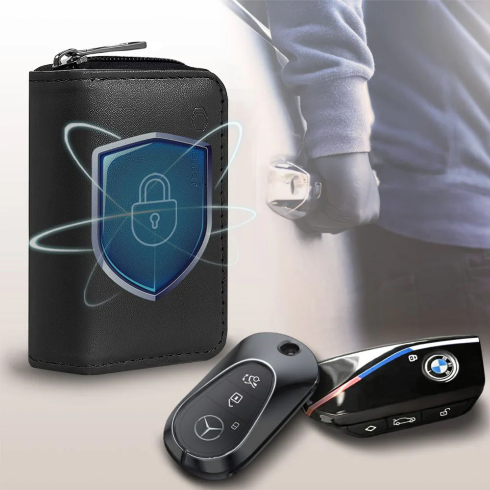 Schutzhülle Faradayscher Käfig, Tech-Protect KLR300 Pouch Keyless RFID Signal Blocker Case, Schwarz - Image 2