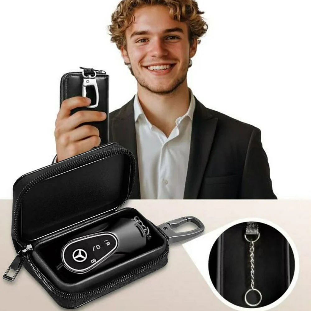 Schutzhülle Faradayscher Käfig, Tech-Protect KLR300 Pouch Keyless RFID Signal Blocker Case, Schwarz - Image 4