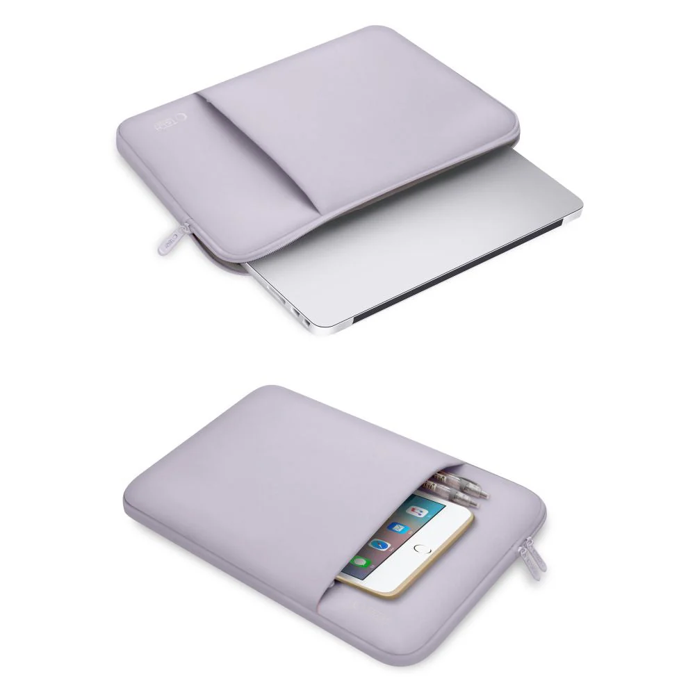 Schutzhülle für 13" Laptop, Tech-Protect Neopren, Violett - Image 7