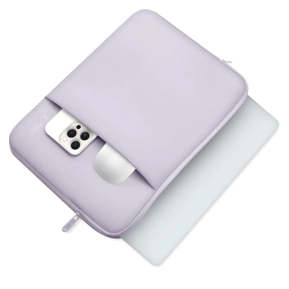 Schutzhülle für 14" Laptop, Tech-Protect Neopren, Violett - Image 5