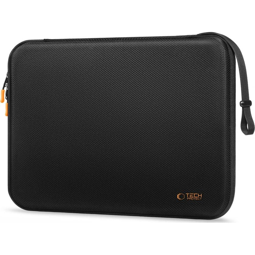 Schutzhülle für 15-16“ Laptop, Tech-Protect Hardpouch, Schwarz mit Orangen Elementen - Image 2