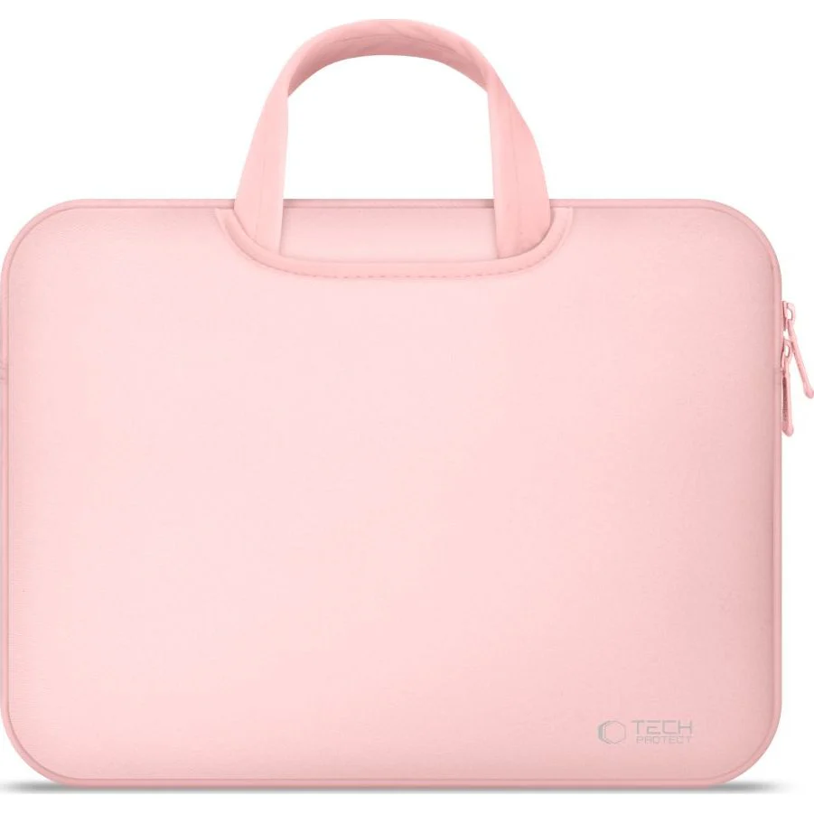 Schutzhülle für 15" / 16" Laptop, Tech-Protect Neopren Bag, Hellrosa