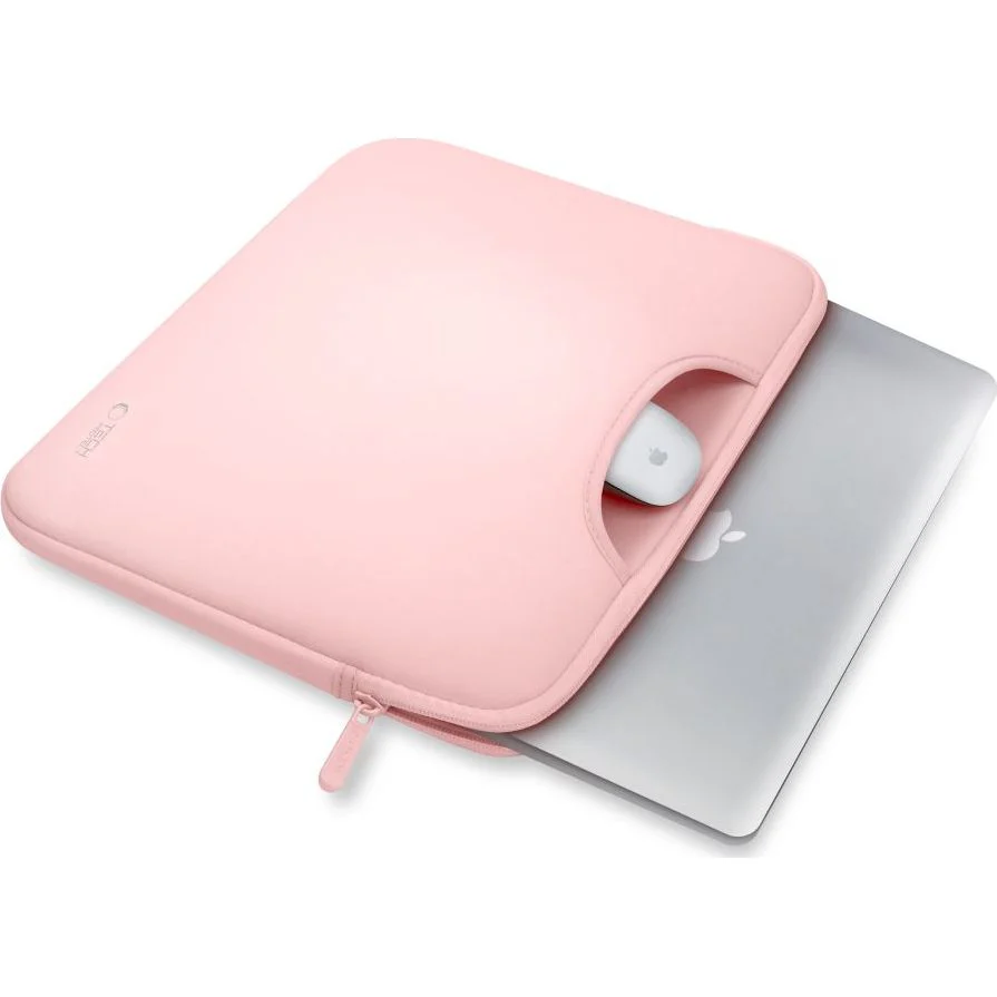 Schutzhülle für 15" / 16" Laptop, Tech-Protect Neopren Bag, Hellrosa - Image 3