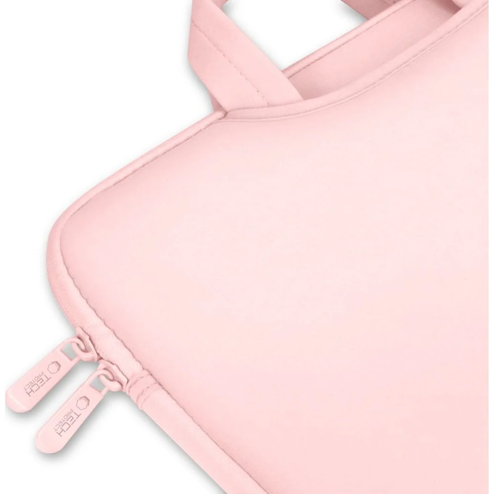 Schutzhülle für 15" / 16" Laptop, Tech-Protect Neopren Bag, Hellrosa - Image 4