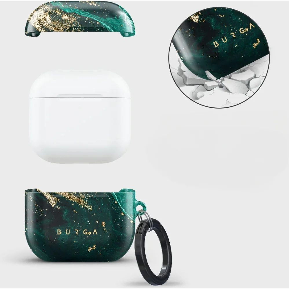 Schutzhülle für AirPods 4, Burga Emerald Pool, Mehrfarbig Marine - Image 3