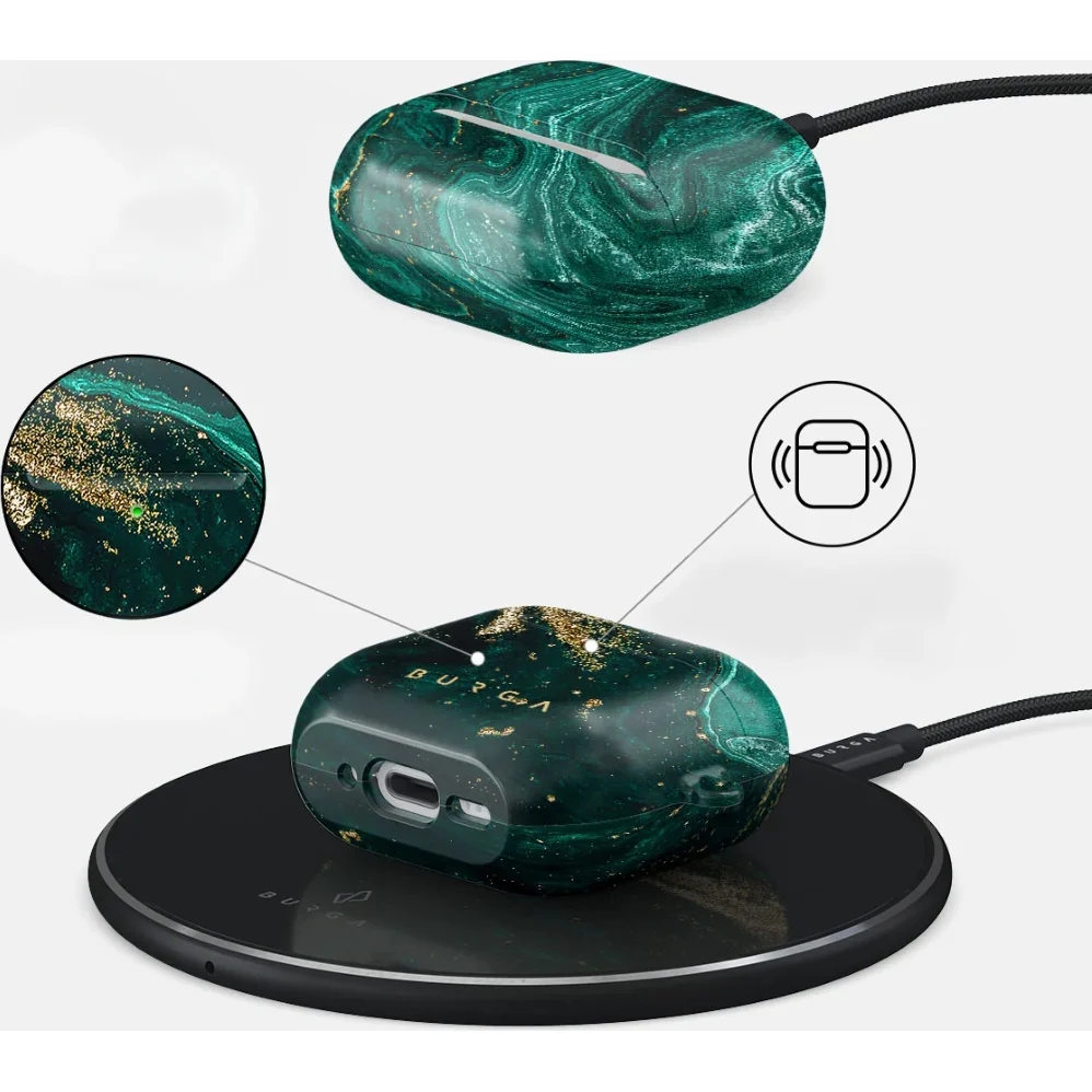 Schutzhülle für AirPods 4, Burga Emerald Pool, Mehrfarbig Marine - Image 7