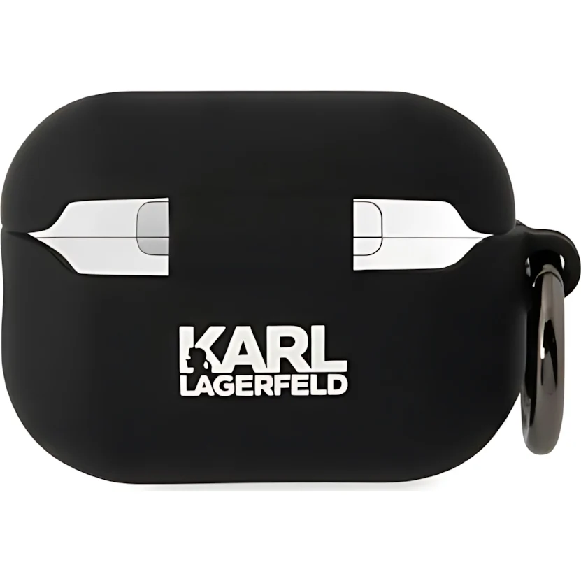 Schutzhülle für AirPods Pro 2, Karl Lagerfeld Choupette Head Silicone, Schwarz - Image 3