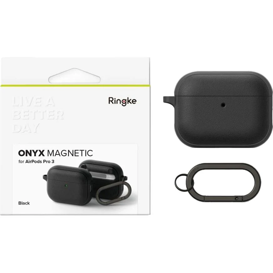 Schutzhülle für AirPods Pro 3, Ringke Onyx Magnetic mit MagSafe, Schwarz - Image 7
