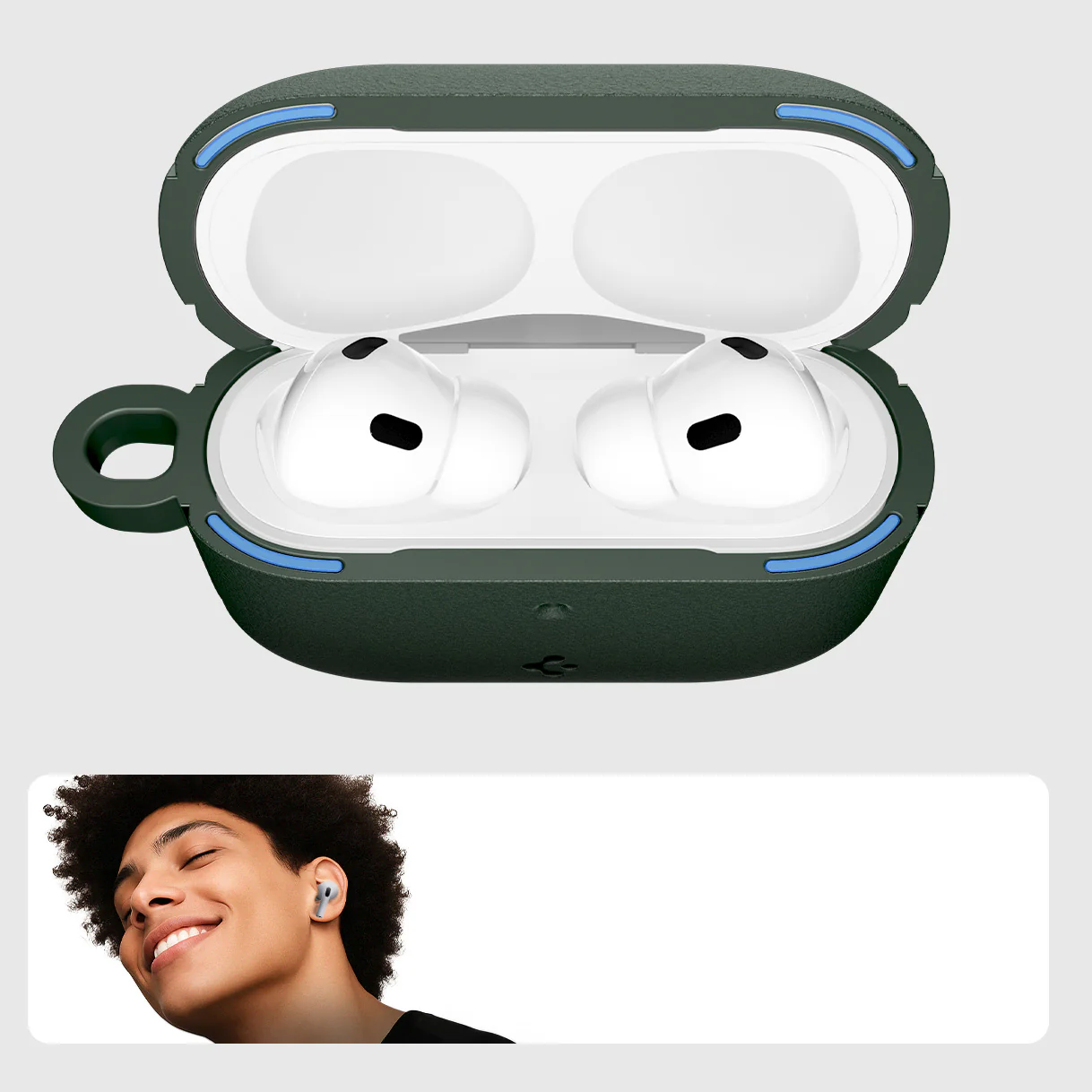 Schutzhülle für AirPods Pro 3, Spigen Vault, Grün - Image 16