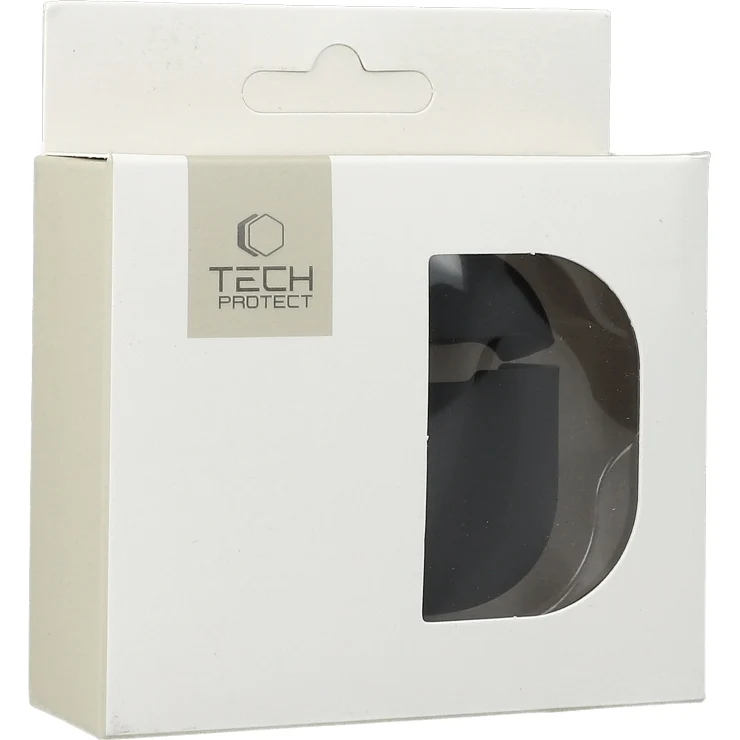 Schutzhülle für Apple AirPods 4, Tech-Protect Silicone, Schwarz - Image 4