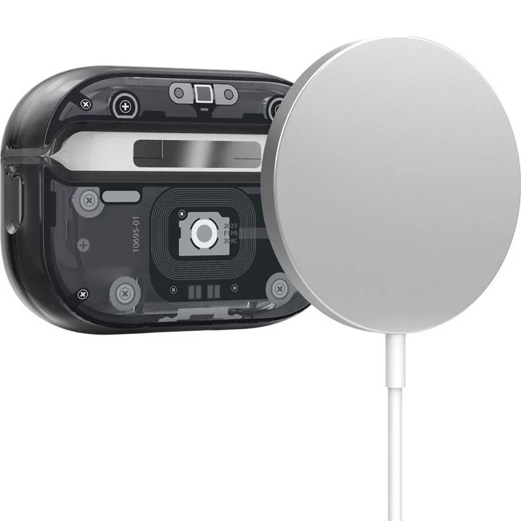 Schutzhülle für Apple AirPods Pro 2, Spigen Ultra Hybrid, Rauchfarben-Grau (Zero One) - Image 6