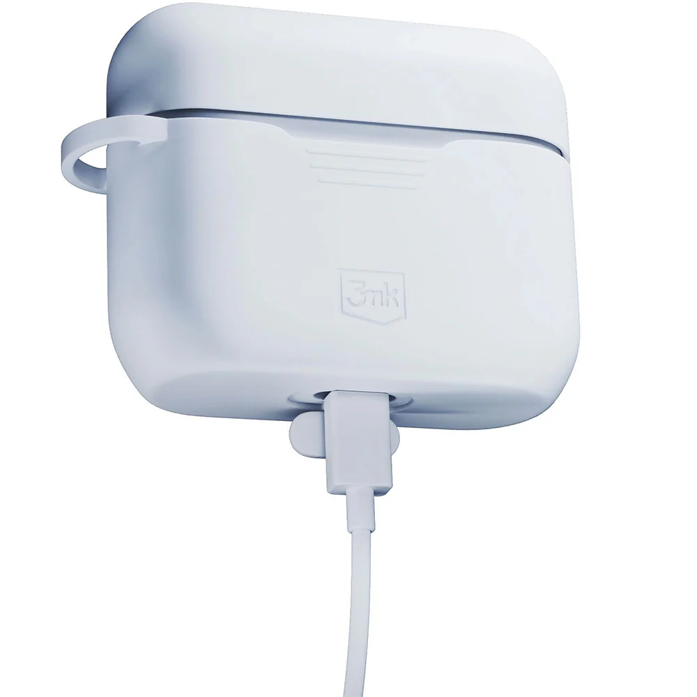 Schutzhülle für Apple AirPods Pro 3, 3mk Silicone Earphones Case, Weiß - Image 6