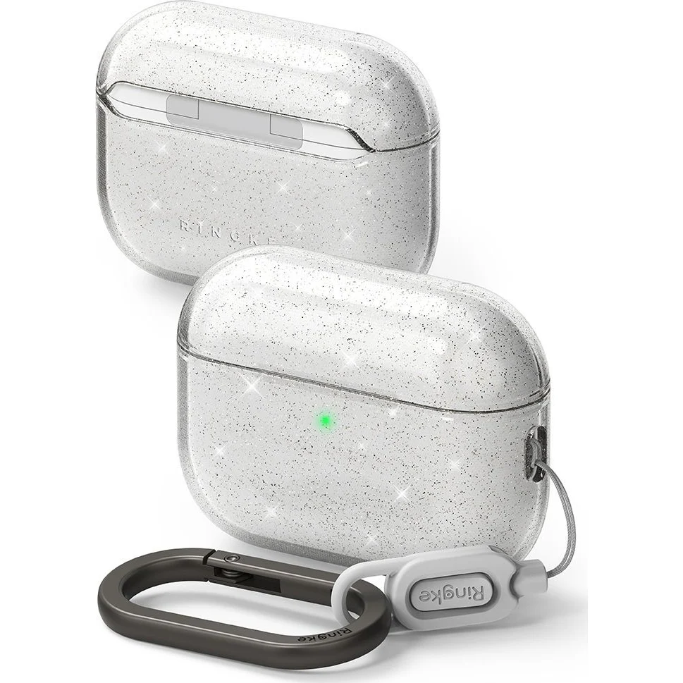 Schutzhülle für Apple AirPods Pro 3, Ringke Air, Transparent mit Brokat - Image 5