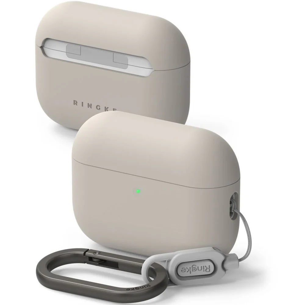 Schutzhülle für Apple AirPods Pro 3, Ringke Silicone, Beige