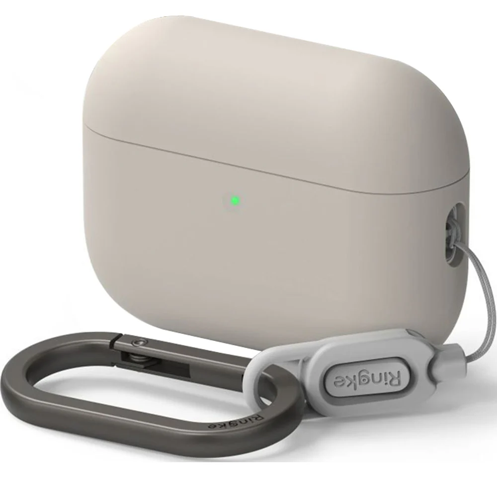 Schutzhülle für Apple AirPods Pro 3, Ringke Silicone, Beige - Image 2
