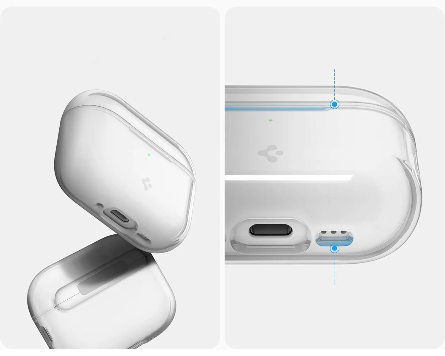 Schutzhülle für Apple AirPods Pro 3, Spigen Liquid Crystal, Transparent - Image 13