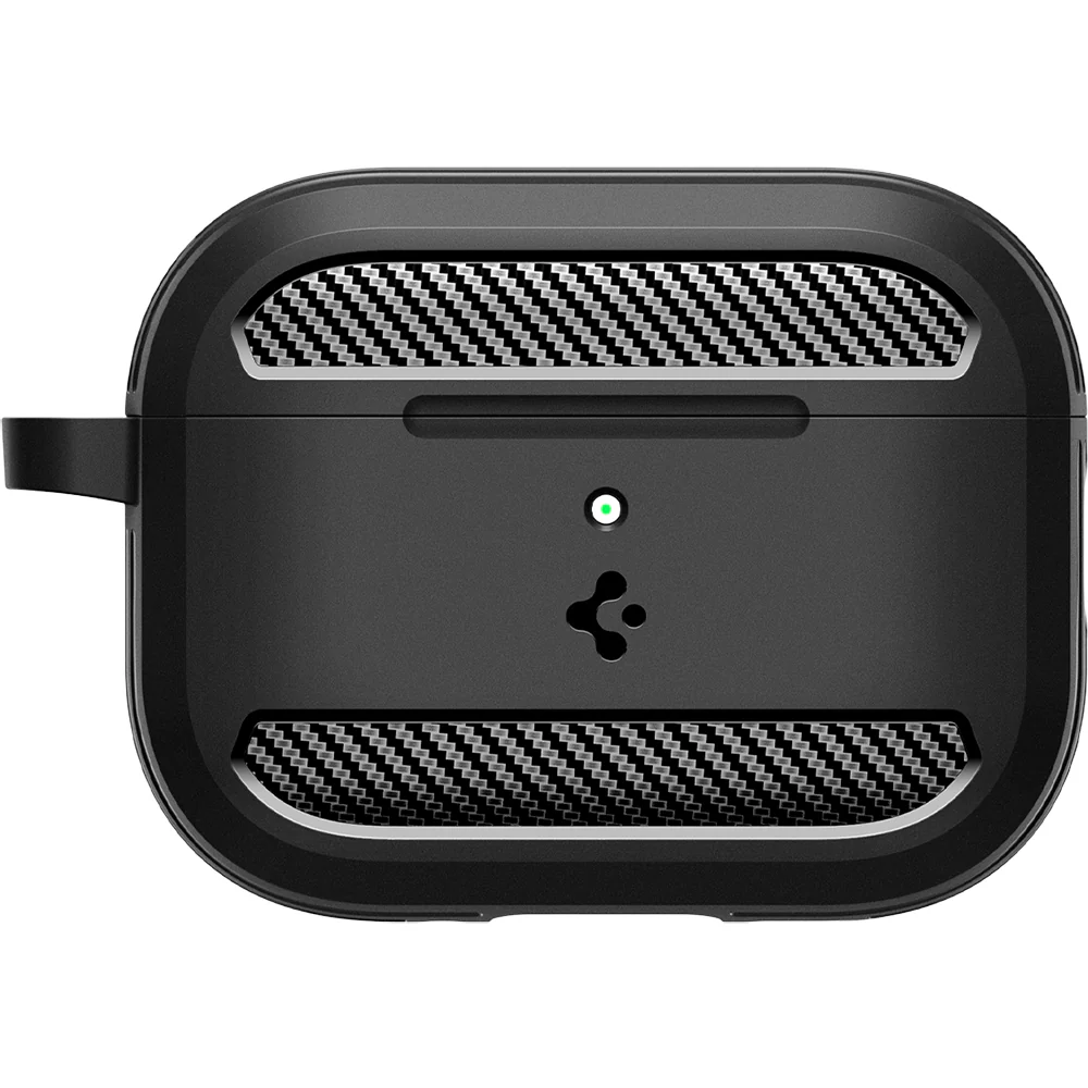 Schutzhülle für Apple AirPods Pro 3, Spigen Rugged Armor, Schwarz