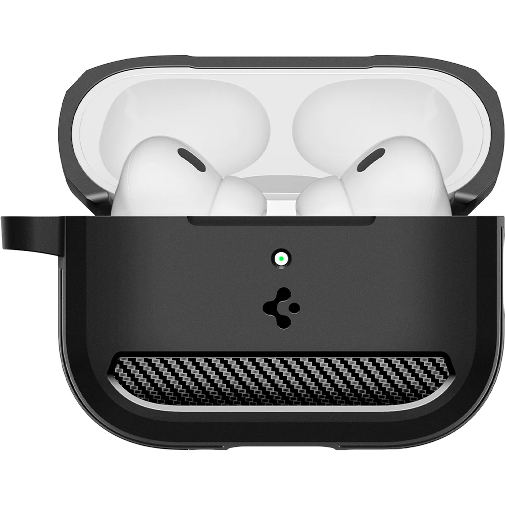 Schutzhülle für Apple AirPods Pro 3, Spigen Rugged Armor, Schwarz - Image 2