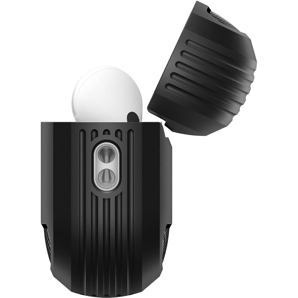 Schutzhülle für Apple AirPods Pro 3, Spigen Rugged Armor, Schwarz - Image 4
