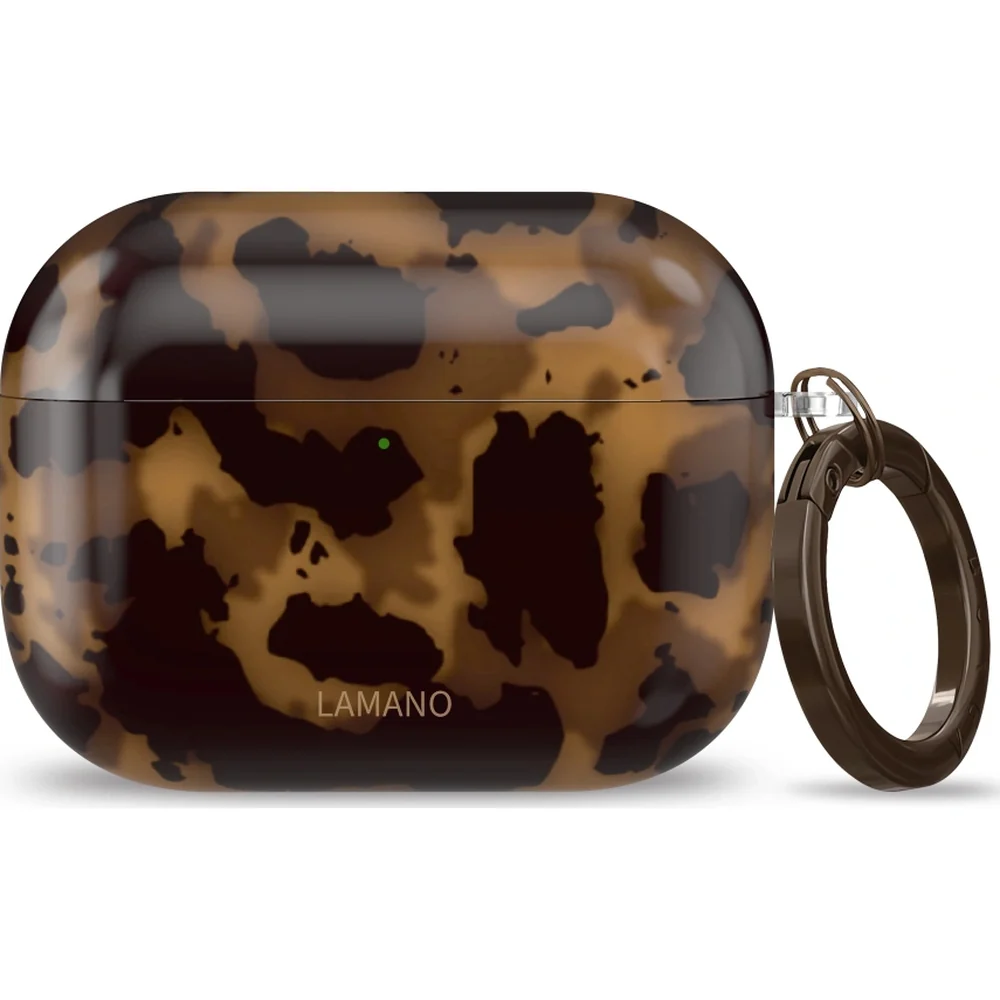 Schutzhülle für Apple AirPods Pro 3, Tech-Protect Lamano, Braune Leopardenfell - Image 3
