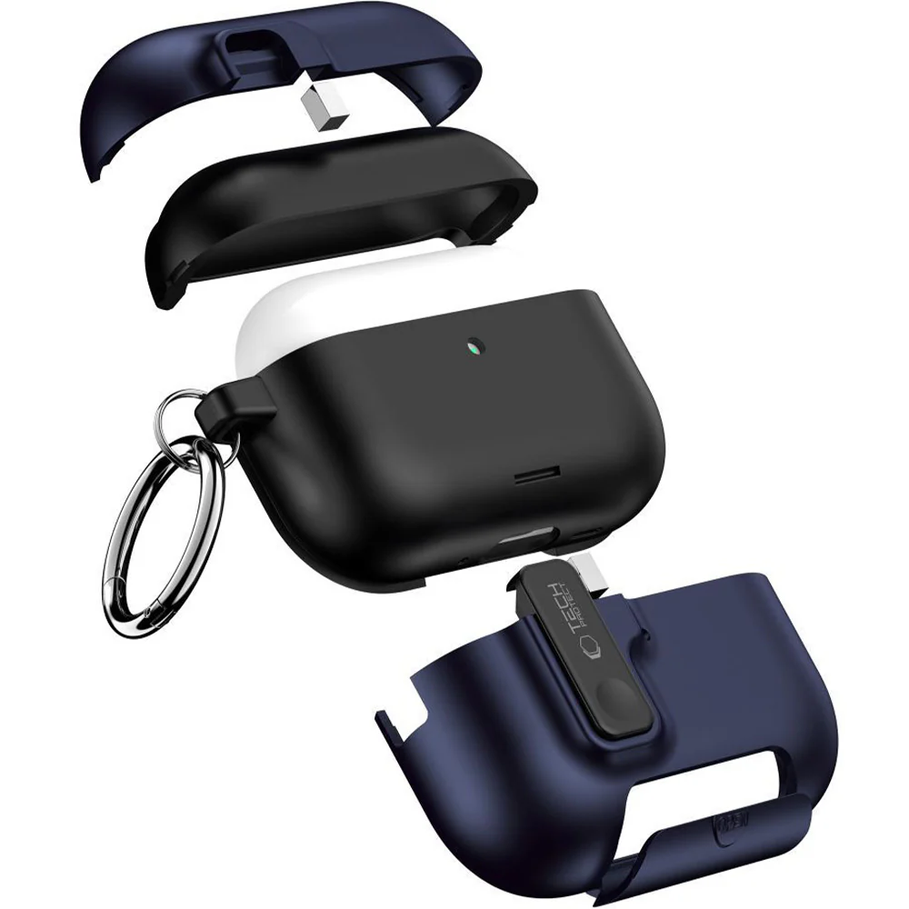 Schutzhülle für Apple AirPods Pro 3, Tech-Protect Slim Hook, Dunkelblau - Image 7