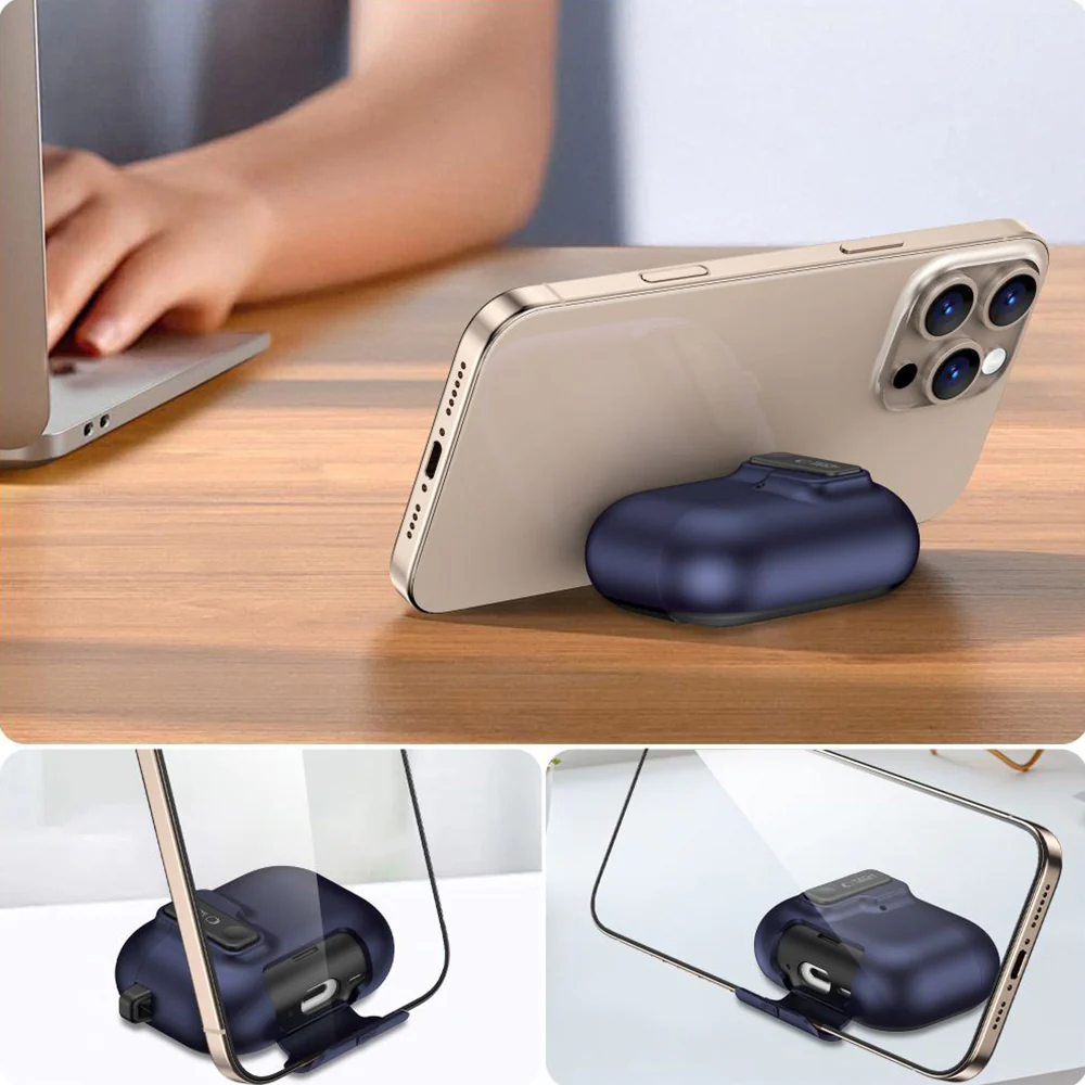 Schutzhülle für Apple AirPods Pro 3, Tech-Protect Slim Hook, Dunkelblau - Image 8