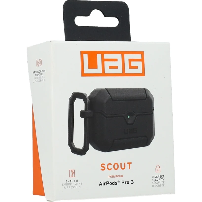 Schutzhülle für Apple AirPods Pro 3, Urban Armor Gear UAG Scout, Schwarz - Image 4