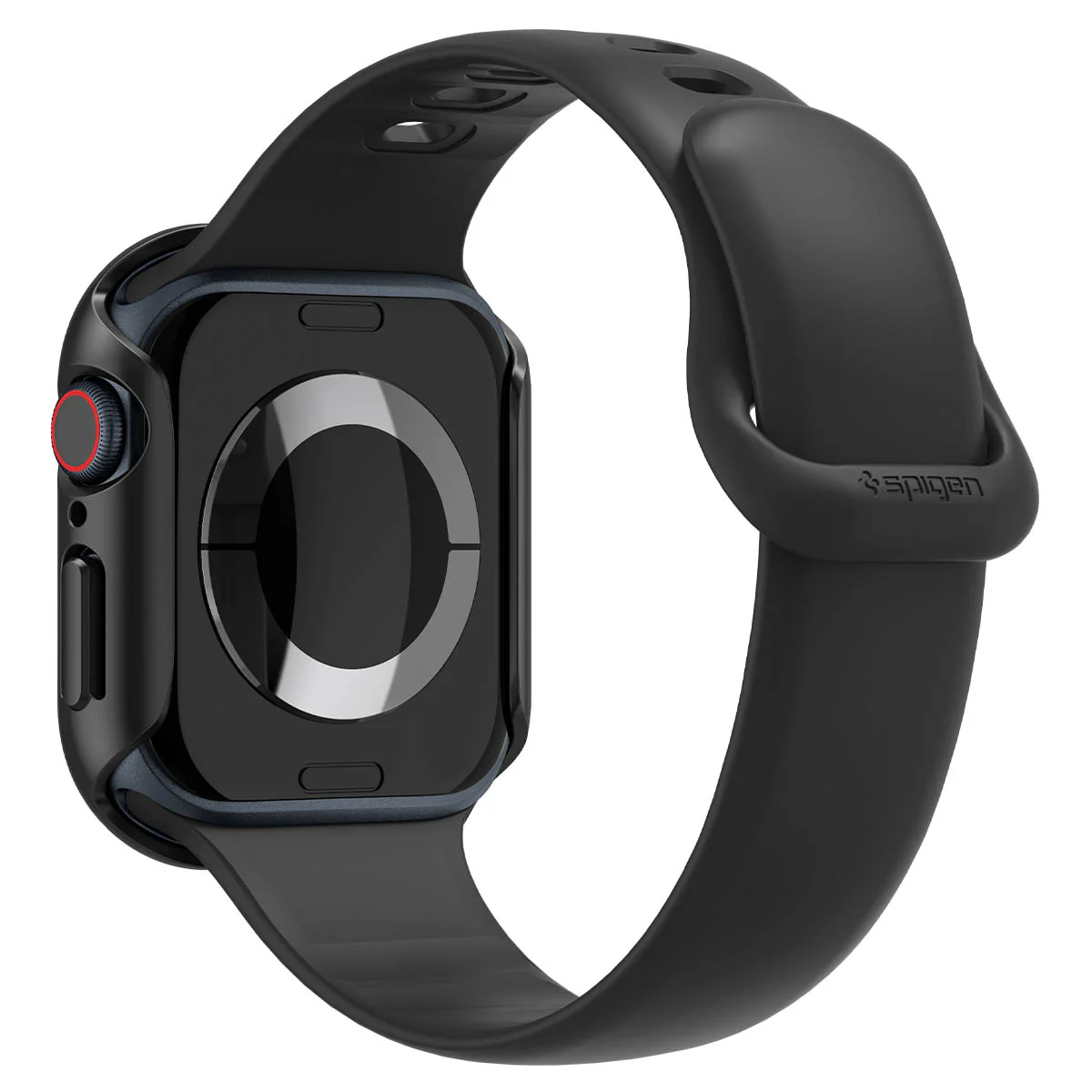 Schutzhülle für Apple Watch 11 / 10 46 mm, Spigen Thin Fit, Schwarz - Image 7