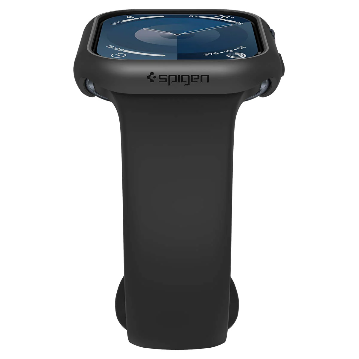 Schutzhülle für Apple Watch 11 / 10 46 mm, Spigen Thin Fit, Schwarz - Image 9