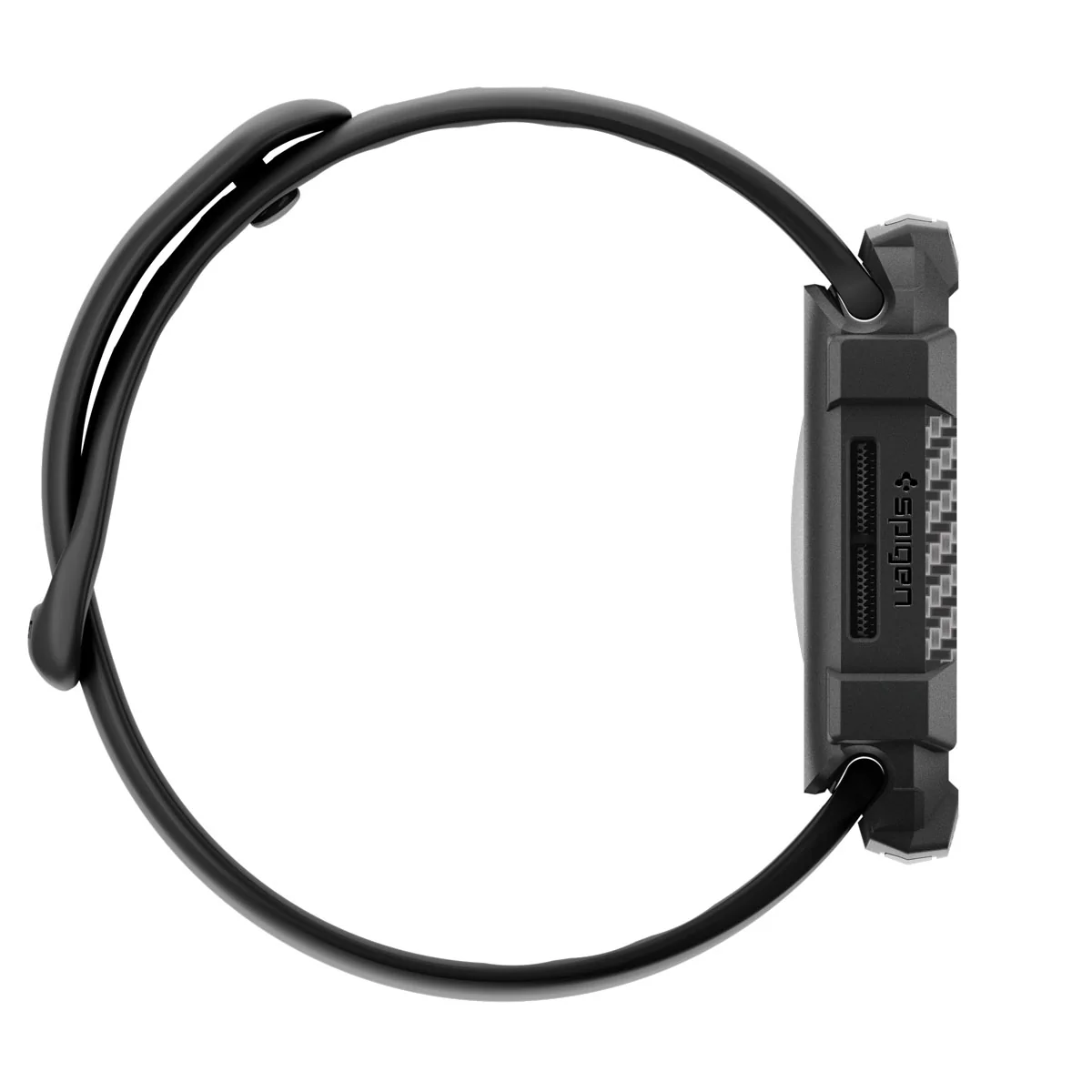 Schutzhülle für Apple Watch 11 / 10 42 mm, Spigen Rugged Armor 2, Schwarz - Image 10