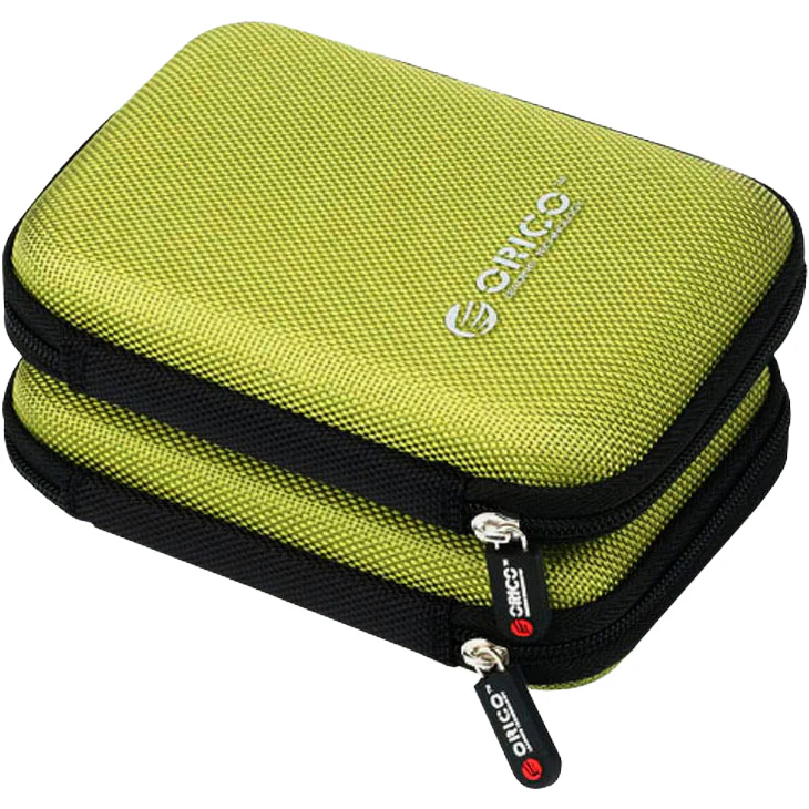 Schutzhülle für externe Festplatte 2,5" und Zubehör, Orico Portable Storage Bag, Grün - Image 3