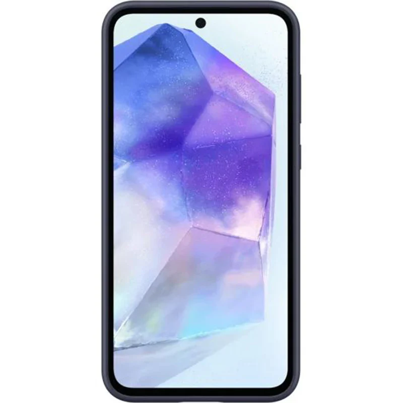 Schutzhülle für Galaxy A55, Samsung Silicone Standing Grip Case, Dunkelblau - Image 6