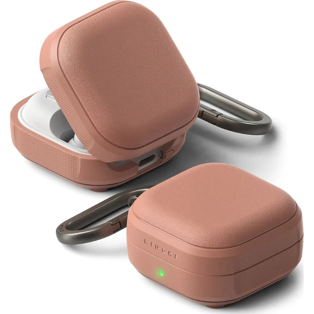 Schutzhülle für Galaxy Buds 4 / 4 Pro, Ringke Onyx Magnetic mit MagSafe, Korallenrot