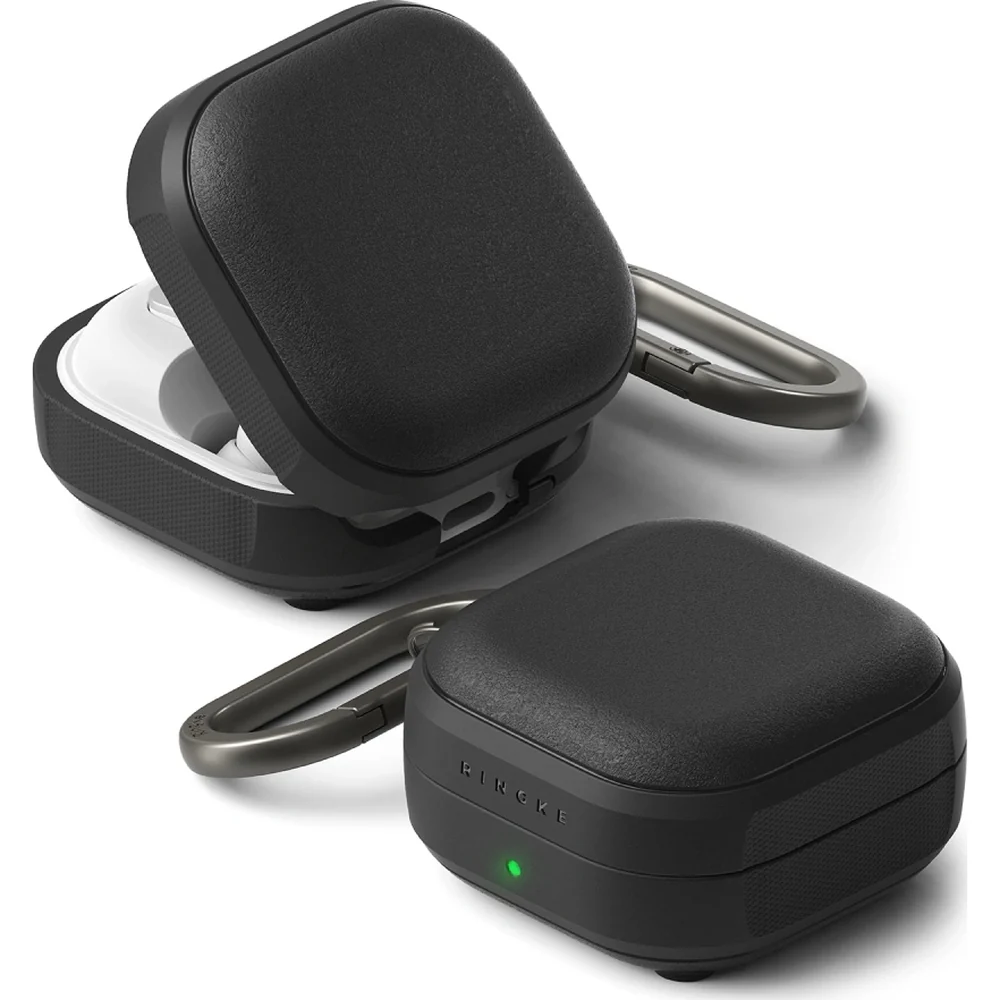 Schutzhülle für Galaxy Buds 4 / 4 Pro, Ringke Onyx Magnetic mit MagSafe, Schwarz
