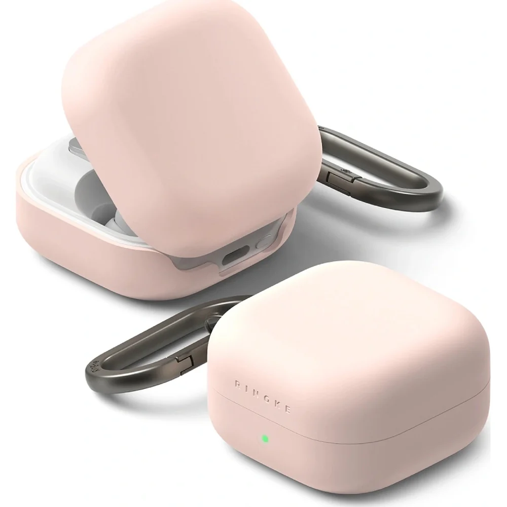 Schutzhülle für Galaxy Buds 4 / 4 Pro, Ringke Silicone, Rosa