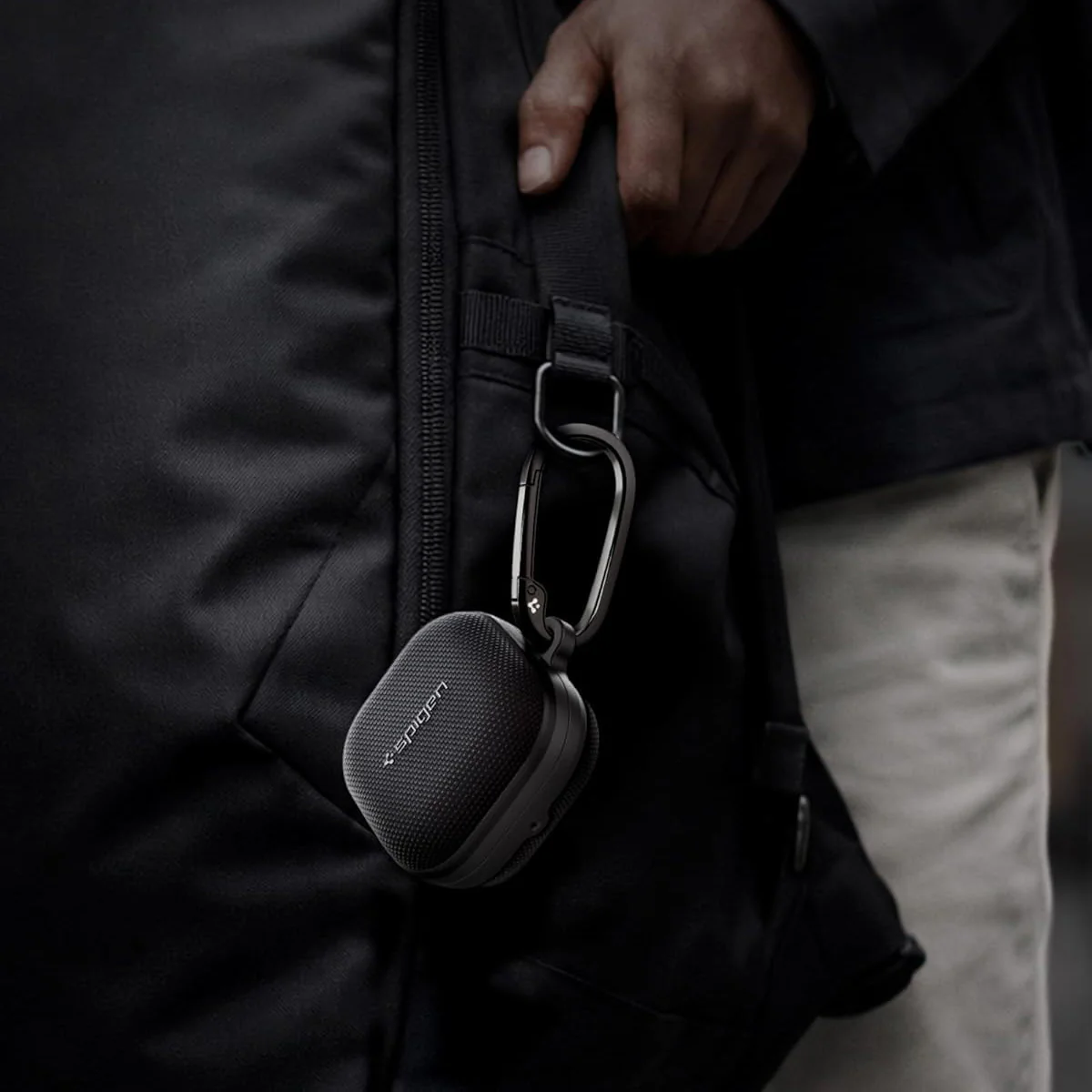 Schutzhülle für Galaxy Buds 4 / 4 Pro, Spigen Classic Fit, Schwarz - Image 11