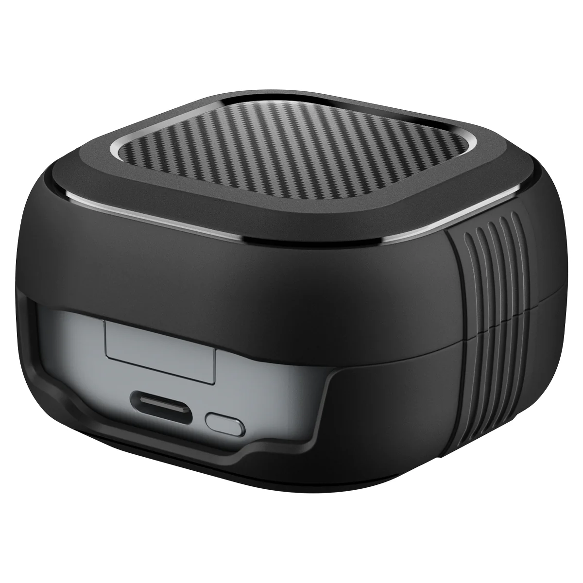 Schutzhülle für Galaxy Buds 4 / 4 Pro, Spigen Rugged Armor, Schwarz - Image 5