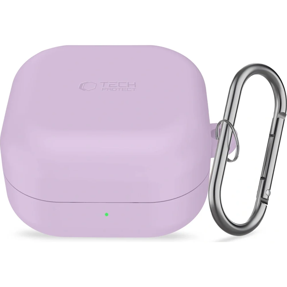Schutzhülle für Galaxy Buds 4 / 4 Pro, Tech-Protect Silicone Hook, Violett - Image 2