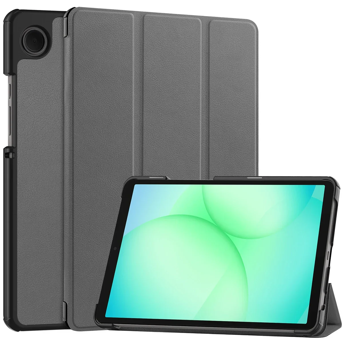 Schutzhülle für Galaxy Tab A11 / A9, Bizon Case Tab Croc, Grau